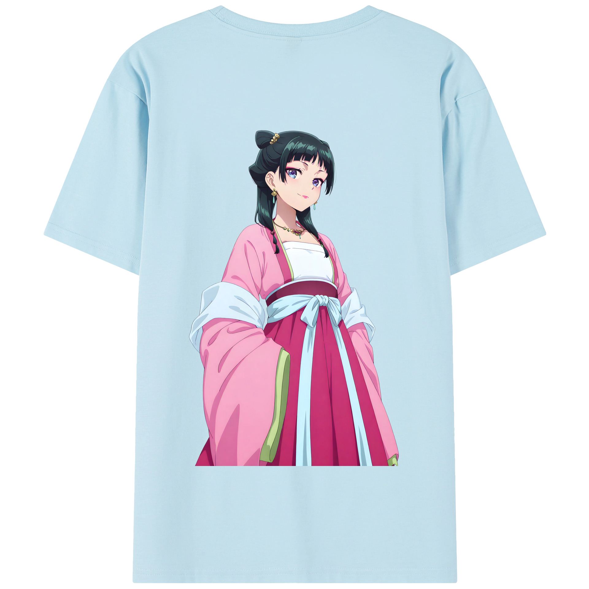 （画像用） 薬屋のひとりごと The Apothecary Diaries 綿100％半袖Tシャツ（背面プリント）